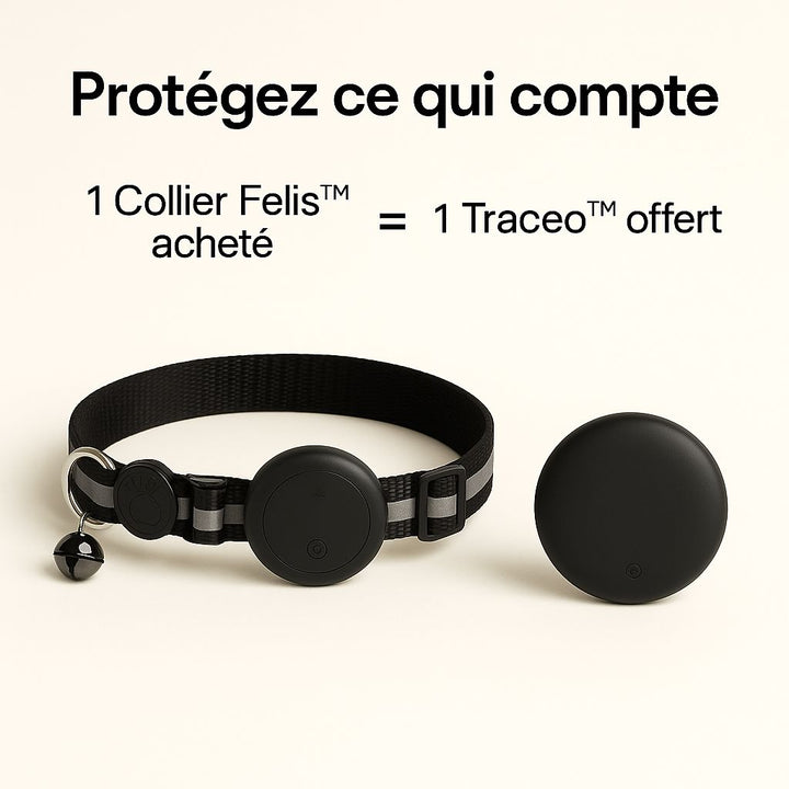 Offre collier Félix + brosse vapeur anti-poils offerte