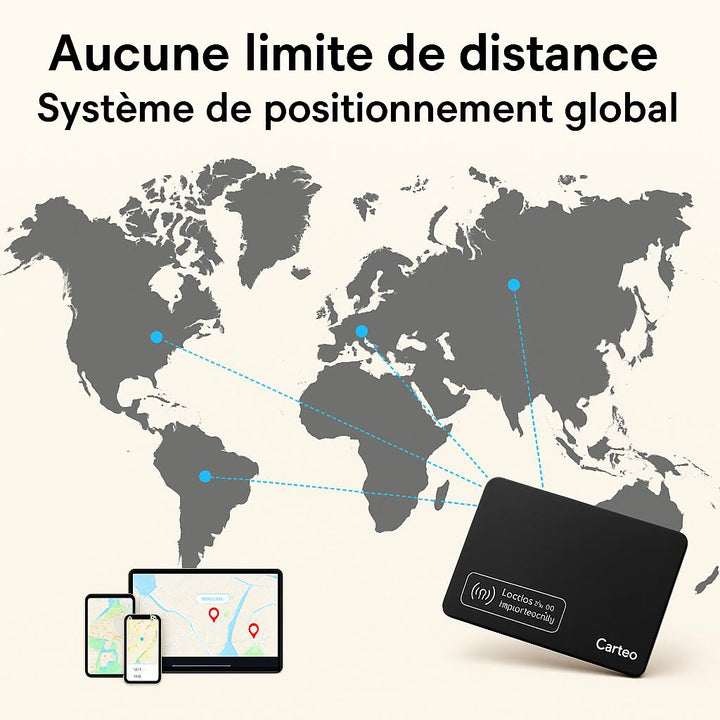 Localisation précise de la Carteo sur smartphone