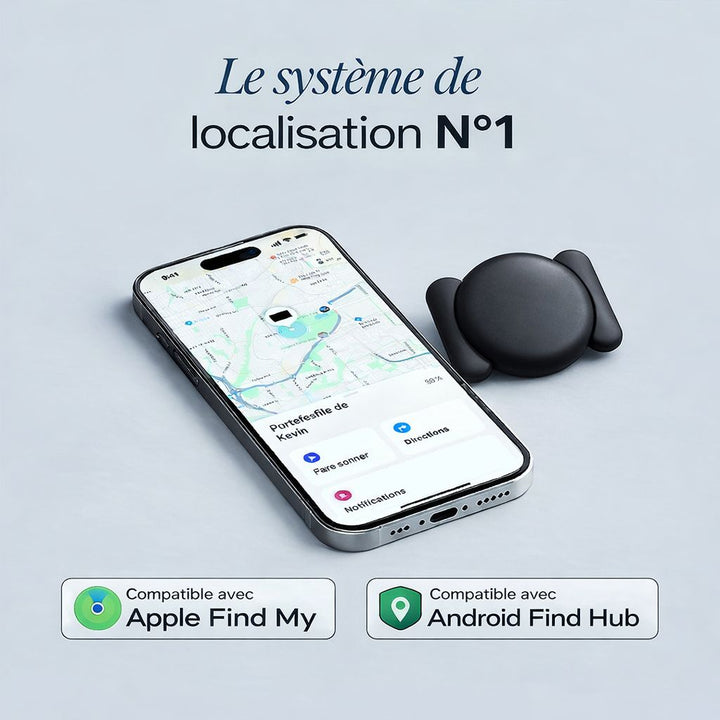 Trackio localisé en temps réel sur smartphone